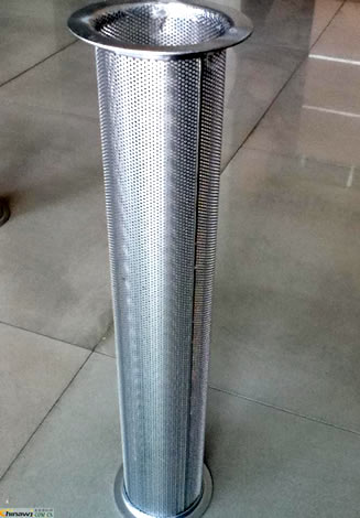 Perforated metal tubes
